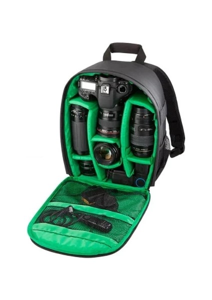 Açık Giyim Dalı Dslr Dijital Kamera Video Sırt Çantası Su Geçirmez Çok Fonksiyonlu Nefes Alabilir Fotoğraf Kamera Çantaları Kutu Bagscolor: Gri (Yurt Dışından)