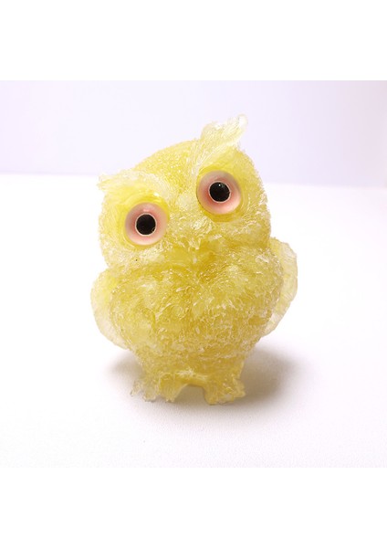 Damla Baykuş Reçine Kristal Kırma Taş Ev Süsü Zanaat Hatıra Hediye Verme Hediye (Yurt Dışından)