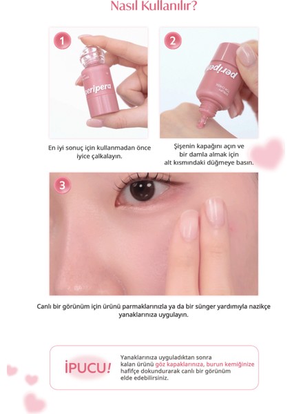 Ince Yapılı, Ciltle Bütünleşen, Pigmentli Likit Allık Perıpera Syrupy Tok Cheek (04 Sunshine Fig)