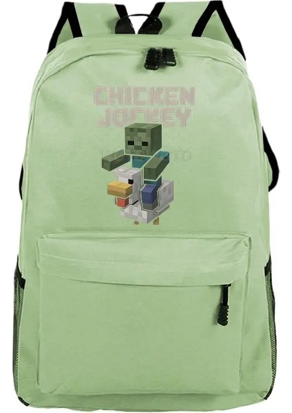 Yeni Tavuk Jokey Erkek Kadınlar Shouder Sırt Çantası Komik Çizgi Oyunu Tavuk Jokey Omuzları Çanta Anime Okul Çantaları Erkekler Renk: 11 (Yurt Dışından)