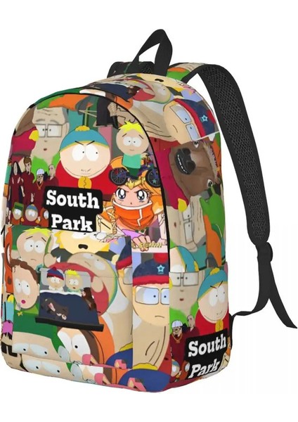 Souths Cool Parked Sırt Çantası Hafif Lise Iş Günlüğü Erkekler Için Gündüz Paketi Kadın Dizüstü Bilgisayar Tuval Çantaları Renk: 6/boyut: S (Yurt Dışından)