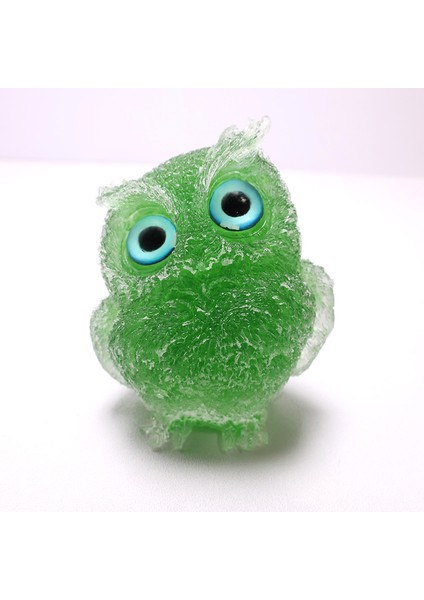 Damla Baykuş Reçine Kristal Kırma Taş Ev Süsü Zanaat Hatıra Hediye Verme Hediye (Yurt Dışından)