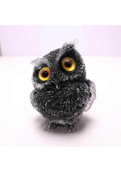 Damla Baykuş Reçine Kristal Kırma Taş Ev Süsü Zanaat Hatıra Hediye Verme Hediye (Yurt Dışından)