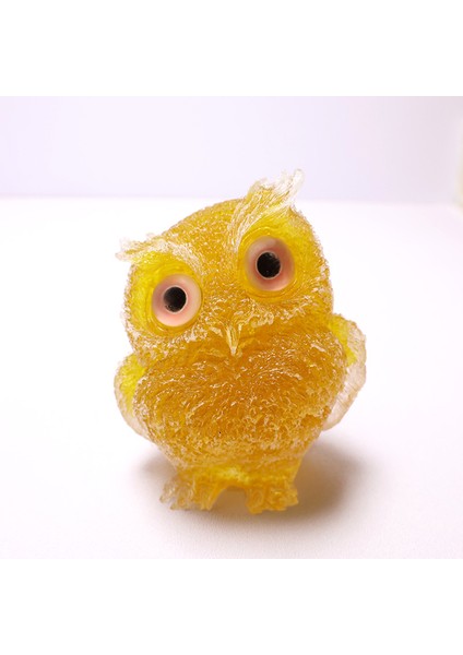 Damla Baykuş Reçine Kristal Kırma Taş Ev Süsü Zanaat Hatıra Hediye Verme Hediye (Yurt Dışından)