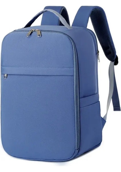 Erkekler 40X20X25 Kabin Çantası Açık Seyahat Hafif El Bagaj Sırt Çantası Kısa Mesafe Sırt Çantası Işletme Bilgisayar Çantası Renk: Mavi (Yurt Dışından)