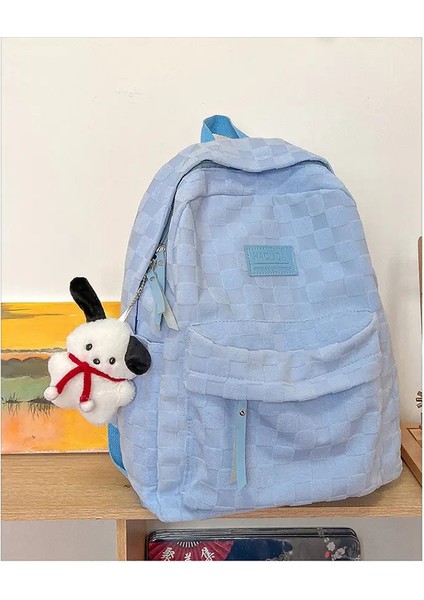 Hediye Kolye Okul Çantası, Kadın Lise Öğrenci Okul Çantası, Sırt Çantası, Üniversite Öğrencisi Büyük Kapasite ve Çok Yönlü Sırt Çantası Renk: Kolye Yavru (Yurt Dışından)