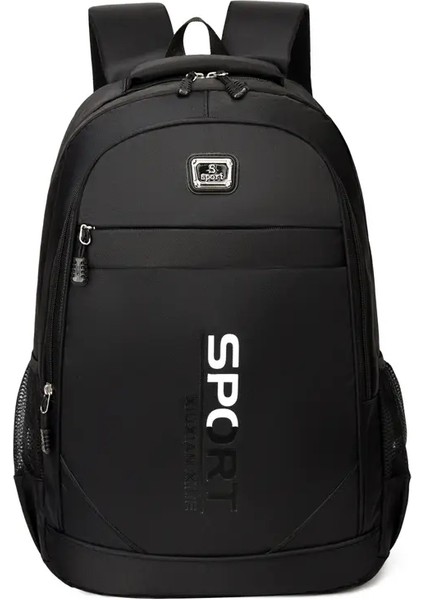 Moda Büyük Kapasiteli Öğrenci Schoolbag Sırt Çantası Erkekler Yeni Iş Seyahat Unisex Sırt Çantaları 15.6 Inç Gündelik Laptop Bagcolor: Siyah (Yurt Dışından)