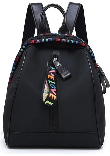 Kadınlar Mini Sırt Çantası Oxford Omuz Çantası Genç Kızlar Için Çok Fonksiyonlu Küçük Çakan Kadın Telefon Pouchcolor: Siyah (Yurt Dışından)