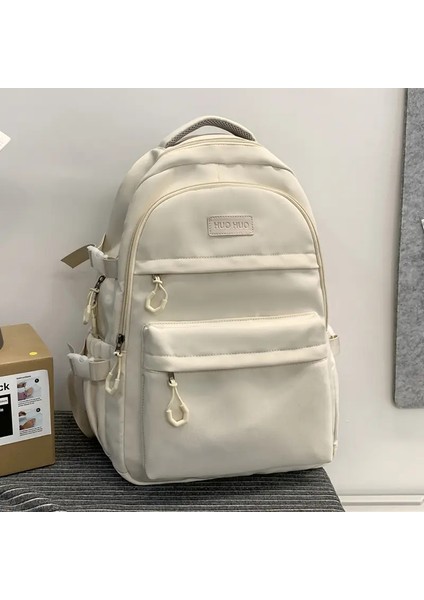 Çok Katmanlı Büyük Kapasiteli Tiki Çift Seyahat Sırt Çantası Rengi: Beyaz (Yurt Dışından)