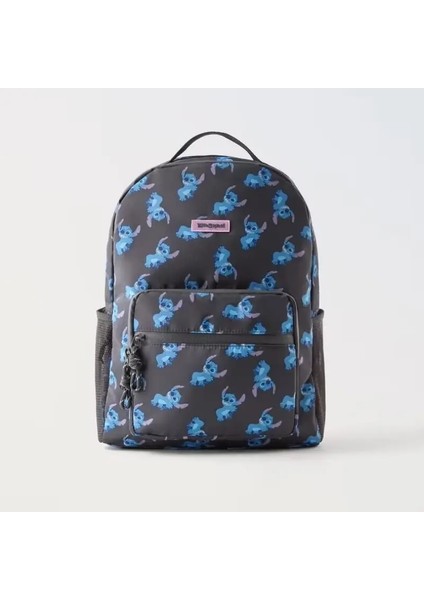 Disneycartoon Dikiş Moda Çoklu Kapasiteli Büyük Kapasiteli Back Çantası Çınlama Travel Çok Fonksiyonlu Plug-In Tramvay Okulu Bagcolor: Siyah/boyut: 42X31X14CM (Yurt Dışından)