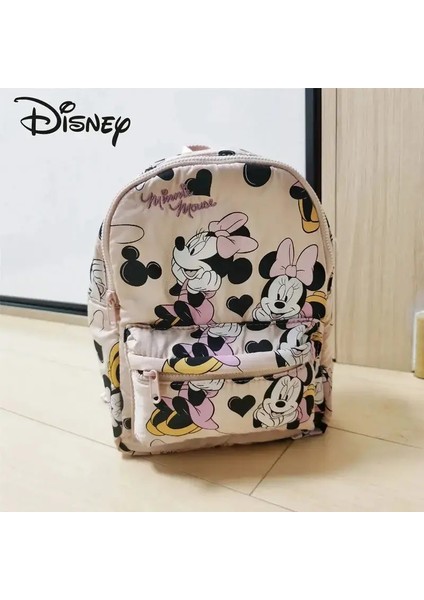 Disney Mickey Mouse Cartoon Moda Sırt Çantası Kadınlar Minnie Canvas School Bag Moda Büyük Kapasite Sırt Çantası Kızlar Mochilacolor: A18 25X18X10CM (Yurt Dışından)