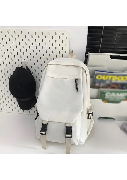 Büyük Kapasiteli Gündelik Sırt Çantaları, Kolej ve Lise Okul Çantaları, Seyahat Sırt Çantaları, Işe Gidip Gelme Bilgisayarı Bagscolor: Beyaz (Yurt Dışından)