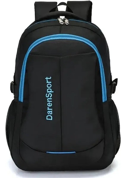 Oxford Omuz Sırt Çantası Moda Hafif Su Geçirmez Seyahat Dizüstü Sıralı Sırp Çekiş Büyük Kapasiteli Giyim Dalı Öğrenci Okul Çantası Renk: Mavi/boyut: L (50X32X20CM) (Yurt Dışından)