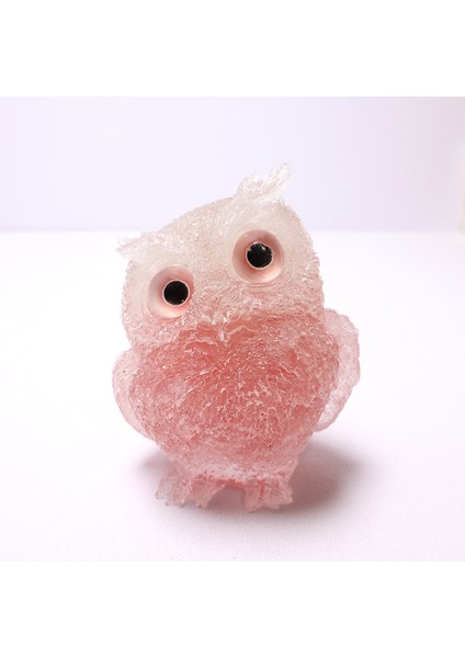 Damla Baykuş Reçine Kristal Kırma Taş Ev Süsü Zanaat Hatıra Hediye Verme Hediye (Yurt Dışından)