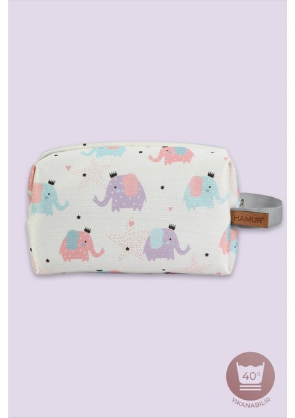 Kirli Temiz Islak Organizer Çantası Elephant Bebek Çocuk Kıyafet Çamaşır Anne Makyaj Alezli Çanta modelleri