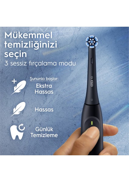 iO 2 Şarjlı Diş Fırçası - Siyah, Seyahat Kabı ile indirimleri