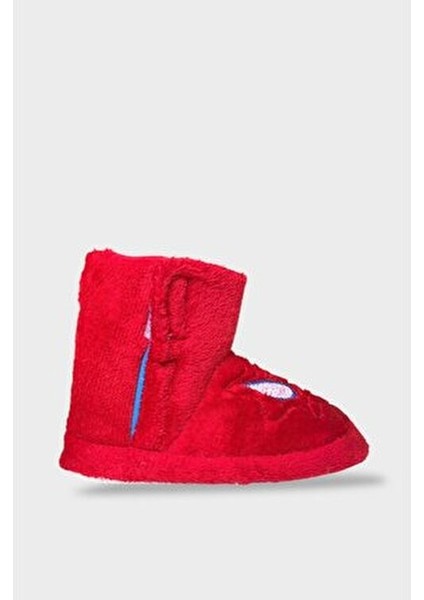 Çocuk Panduf Kırmızı Pofuduk Tekstil Erkek Çocuk 21-35 Numara indirimleri