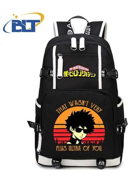 Kahramanım Akademisi Anime Backpack Kampüsü Öğrenci Schoolbag Gençlik Seyahat Çantası Çocuklar Okula Geri Hediye Renk: 5 (Yurt Dışından)