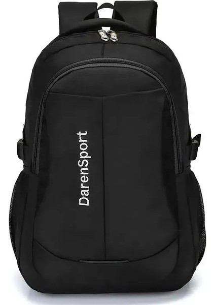 Oxford Omuz Sırt Çantası Moda Hafif Su Geçirmez Seyahat Dizüstü Sırp Çekiş Büyük Kapasiteli Giyim Dalı Öğrenci Okul Çantası Renk: Siyah/boyut: L (50X32X20CM) (Yurt Dışından)