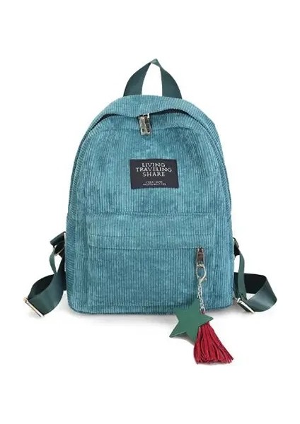 Yogodlns Kadınlar Backpacks Okul Omuz Çantası Portel Kadife Sırt Çantası ile Kızlar Için Tepeli Stil Çanta Çantaları (Yurt Dışından)