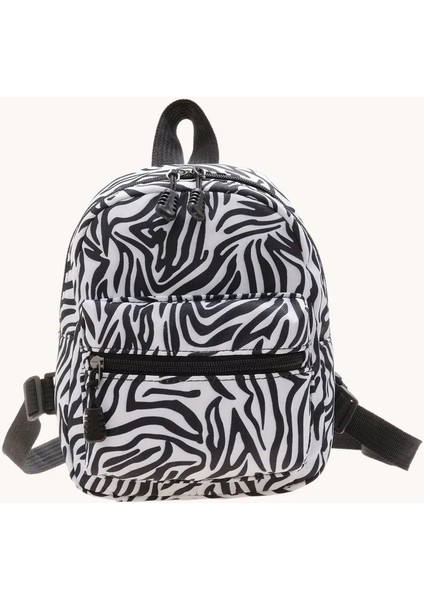 Kadınlar Zebra Leopar Inek Baskı Sırt Çantaları Naylon Omuz Çantası Öğrencileri Lise Küçük Kitap Çantası Kadın Mini Sırtı Mochilacolor: Renk /boyut: 23X18X9CM (Yurt Dışından)