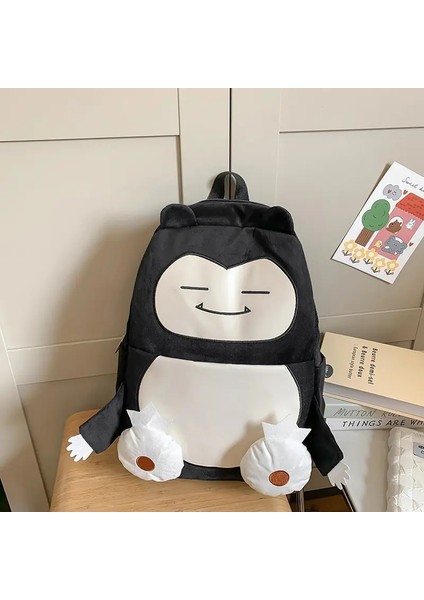 Yeni Moda Kadın Sırt Çantası Karikatür Desen Omuz Çantası Yüksek Kaliteli Büyük Kapasiteli Çanta Şirin Stil Okul Çantası Kızlar Için: Yeşil/beden: 31CMX13CMX42CM (Yurt Dışından)