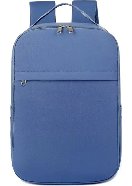 Havacılık Sırt Çantası Erkek ve Kadın Dizüstü Bilgisayar Sırt Çantası Sırt Çantası Seyahat Iş Bagaj Çantası Kısa Mesafe Büyük Kapasite Üniversite Rolor: Mavi/boyut: 15 Inç (Yurt Dışından)