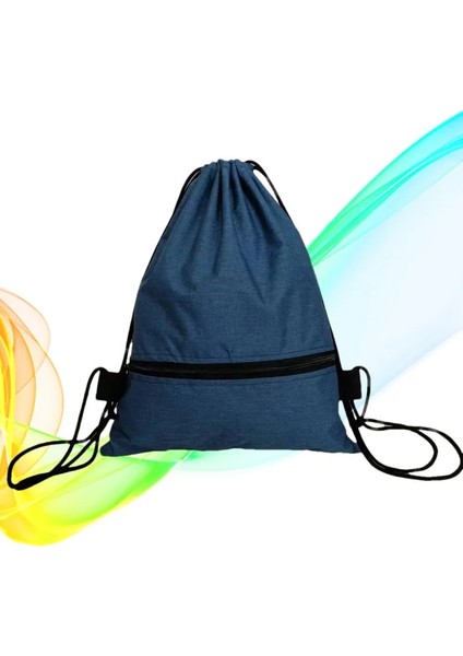 Katlanabilir Drawstring Sırt Çantası, Hafif, Basit ve Şık Spor Sırt Çantası, Unısexcolor: Siyah (Yurt Dışından)