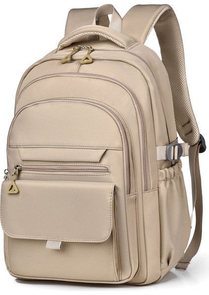 Çok Katmanlı Su Geçirmez ve Şık Bir Sırt Çantası Oxford Büyük Kapasiteli Basit Banliyö Şehir Dışı Öğrenci Sırt Çantası Renk: Kahverengi/boyut: 15 Inç (Yurt Dışından)