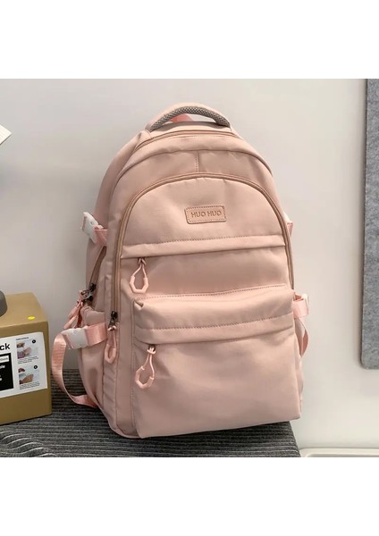 Çok Katmanlı Büyük Kapasiteli Tiki Çift Seyahat Sırt Çantası Rengi: Pembe (Yurt Dışından)