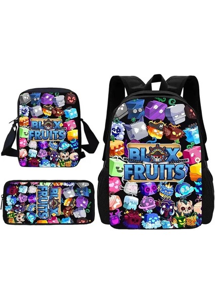 Karikatür Blox Meyveleri Omuz Çantası Pencil Çantaları ile Çocuk Okulu Sırt Çantası Erkekler Için Okul Çantaları En Iyi Hediye Renk: XHOO1-TZ-153-A5 (Yurt Dışından)