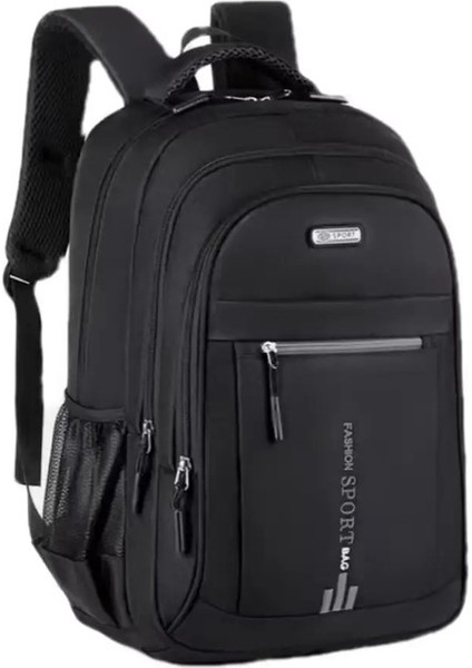 Erkekler Sırt Çantaları Oxford Su Geçirmez Sırplı Işletme Bilgisayar Çantası Sıradan Seyahat Sırt Çantası Kıdemli Lise Öğrencisi Schoolbagcolor: Siyah-1 (Yurt Dışından)
