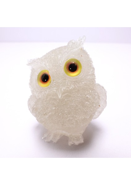 Damla Baykuş Reçine Kristal Kırma Taş Ev Süsü Zanaat Hatıra Hediye Verme Hediye (Yurt Dışından)