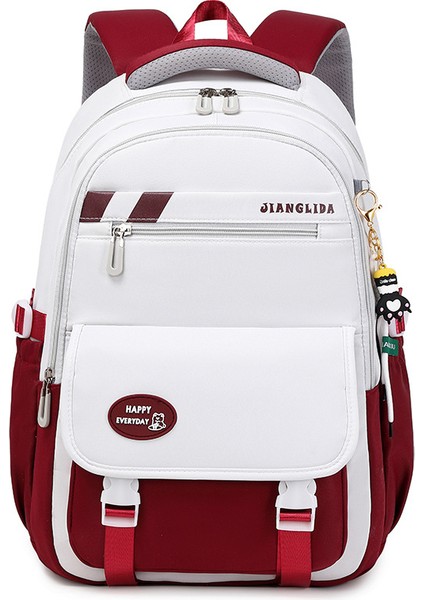 Ortaokul Öğrencileri Okul Çantası Çocuk Kız 3-6 Sınıflar Hafif Kız Omuz Sırt Çantaları (Yurt Dışından)