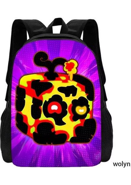 Blox Anime Meyveleri Erkek Kızlar Için Okul Çantaları Mochila Karikatür Çocuk Sırt Çantası Anime Oyun Çantaları Işık Weght ve Dağırlı Renk: XHOO1-SB-193-A6 (Yurt Dışından)