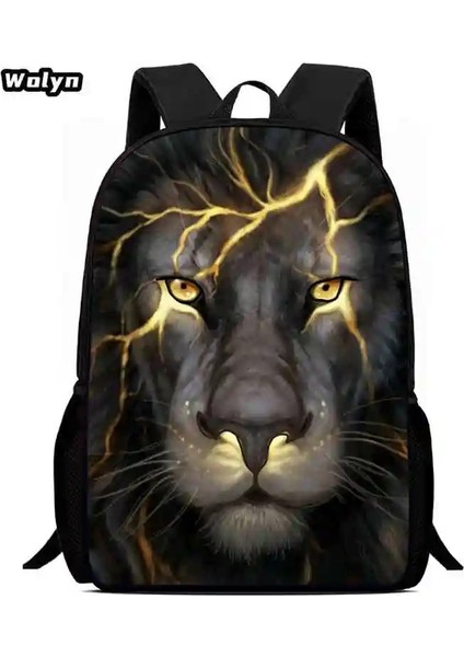 Mochila Okul Sırt Çantası, Kızlar Için Karikatür Aslan Okul Çantaları Erkekler, Dalı Hafif Çocuklar Anaokulu Için Sırt Çantası: COLOR012 (Yurt Dışından)