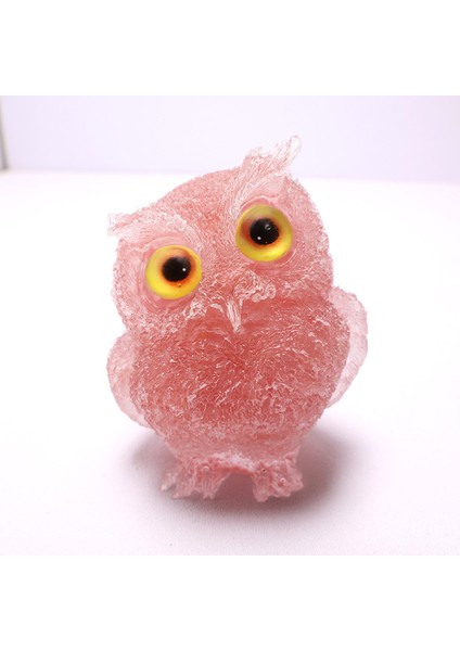 Damla Baykuş Reçine Kristal Kırma Taş Ev Süsü Zanaat Hatıra Hediye Verme Hediye (Yurt Dışından)