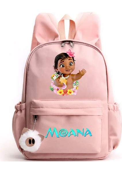 Moana Backpack Kızlar Için Erkek Erkek Çocuklar Rucksack Sıradan Okul Çantaları Seyahat Tavşan Kulakları Sırt Çantaları Mochila Hediye Çantaları Renk: 006 (Yurt Dışından)