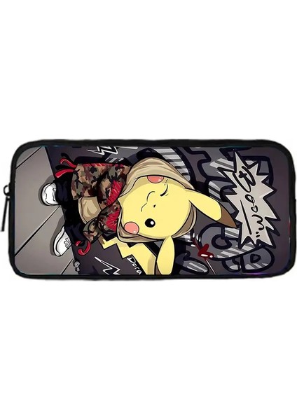 Karikatür P-Pokemons Pikachus Okul Çantası Omuz Çantaları Pencil Kutusu ile Erkek Kızlar Için Çocuk Koyu Çekimi Sırt Çantası: XHOO1-BD-059-A5 (Yurt Dışından)
