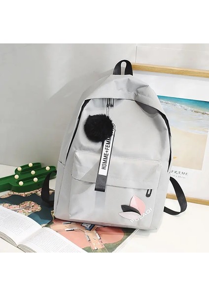 Kadınlar Okul Çantası Su Geçirmez Büyük Kapasiteli Okul Sırt Çantası Pürüzsüz Fermuar Düz Renkli Gençler Kırtan Gündüz Çantası Çantası Öğrenci Tedarik: Gary (Yurt Dışından)