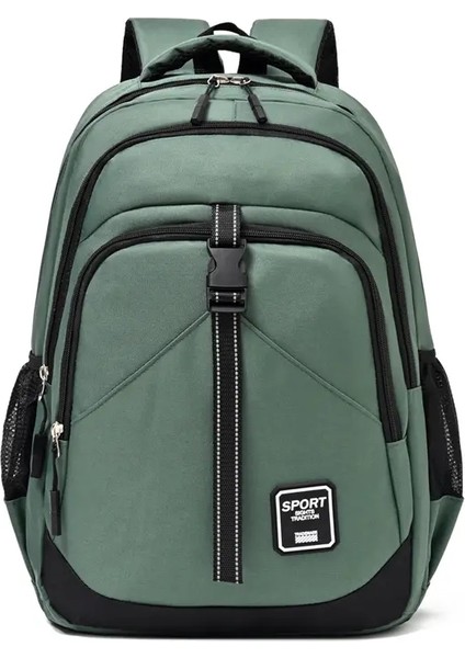 Erkekler Büyük Kapasiteli Oxford Su Geçirmez Sırt Çantası Işletme Bilgisayar Çantası Eğlence Seyahat Sırt Çantası Lise Öğrencisi Sırt Çantası Renk: Yeşil-1 (Yurt Dışından)