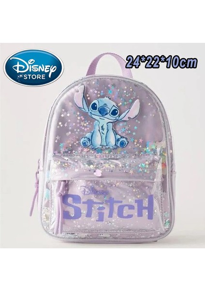 Yeni Disney Peluş Sırt Çantası Ins Japon Mavi Dikiş Komik Karikatür Büyük Kapasiteli Öğrenci Sırt Çantası Anaokulu Çantası Çocuk Hediye Renk: Dikiş Çantası 03 (Yurt Dışından)