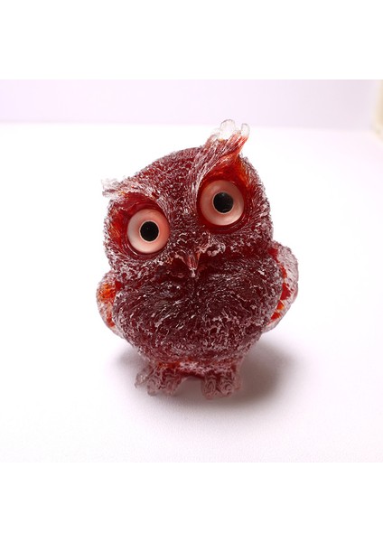 Damla Baykuş Reçine Kristal Kırma Taş Ev Süsü Zanaat Hatıra Hediye Verme Hediye (Yurt Dışından)