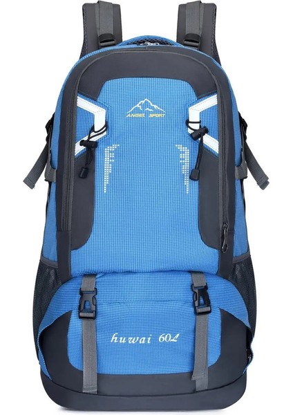 Büyük Kapasiteli Seyahat Sırt Çantası 40L 60L Su Geçirmez Arka Paket Dizüstü Torbası Erkekler Için Kadın Açık Seyahat Yürüyüş Sporları Iş Gezisi Renk: Mavi/boyut: 40L (Yurt Dışından)