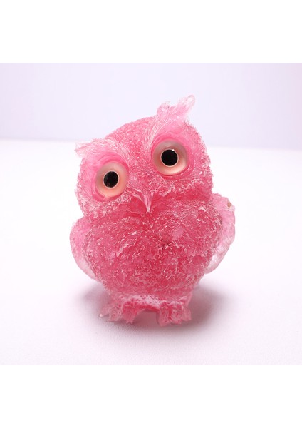 Damla Baykuş Reçine Kristal Kırma Taş Ev Süsü Zanaat Hatıra Hediye Verme Hediye (Yurt Dışından)