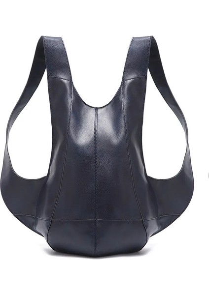 Gündelik Minimalist Yağ Balmumu Deri Erkekler Sırt Çantası Hırsızlığı Anti-Hırsızlık Sırt Çantası Çılgın At Deri Unisex Öğrenci Sırt Çantası: Gri (Yurt Dışından)