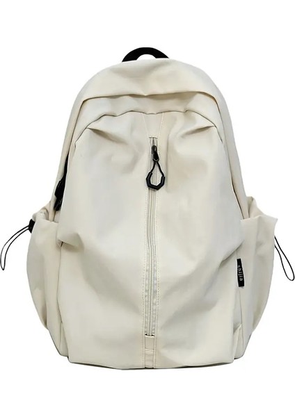 Yeni Su Geçirmez Naylon Unisex Sırt Çantası 15.6 Inç Dizüstü Bilgisayar Sırt Çantaları Kadınlar Seyahat Kitap Çantası Düz Renkli Okul Çantası Genç Kızlar Için: Siyah: Siyah (Yurt Dışından)