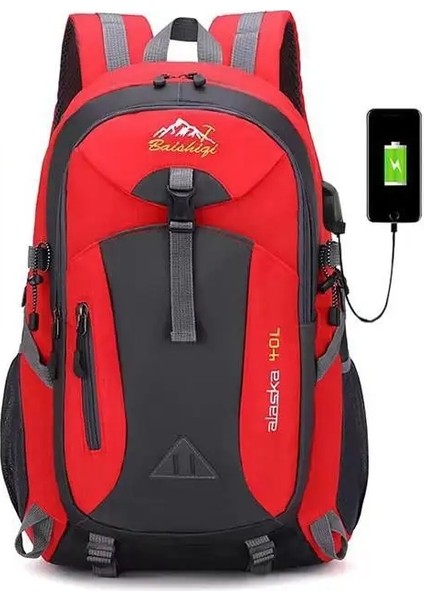 40L Büyük Sırt Çantası Naylon Su Geçirmez Gündelik Açık Seyahat Sırt Çantası Bayanlar Yürüyüş Kampı Dağcılık Çantası Gençlik Spor Bagkolor: Standart 3 (Yurt Dışından)