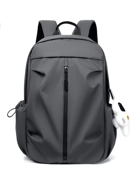 1 14 Inç Büyük Kapasiteli Boş Zaman Okul Çantası Sporları Basit Erkekler ve Kadınlar Evrensel Bilgisayar Sırt Çantası Kolye Renk: Gri/boyut: 14 Inç (Yurt Dışından)