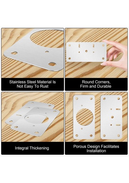 12 Pack Menteşe Onarım Kiti - Dolap Kapısı Menteşe Onarım Plakası Mutfak Dolabı Kapısı Soyunma Kabini Için Sabitleme Plakası (Yurt Dışından) modelleri